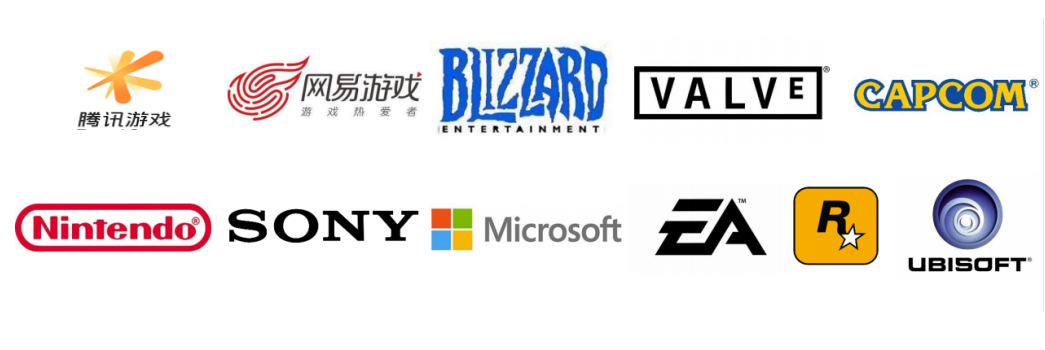 全球主要游戏公司市值总结:微软排名第一，但其游戏业务收入仅排名第四。